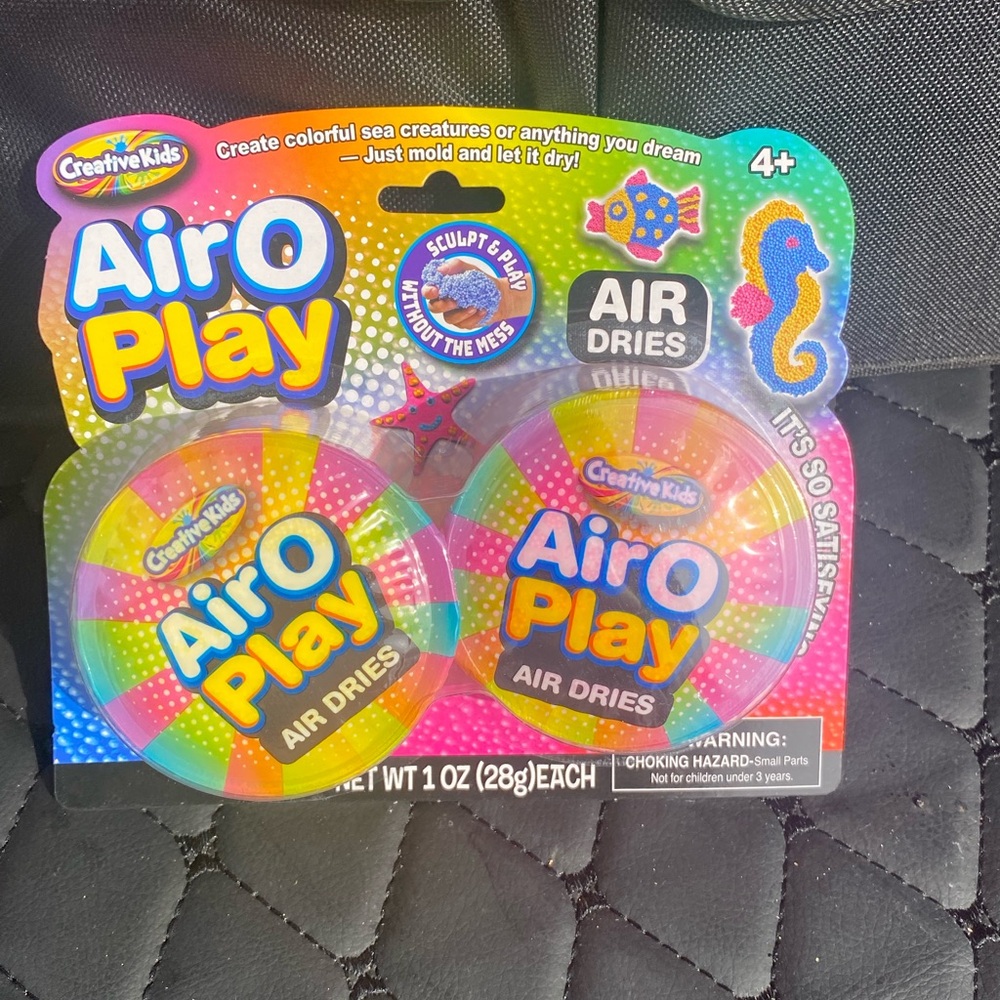 Airo Play Air Dries Rainbow Modeling Compound - Pack of 2 - Picture 2 of 5
